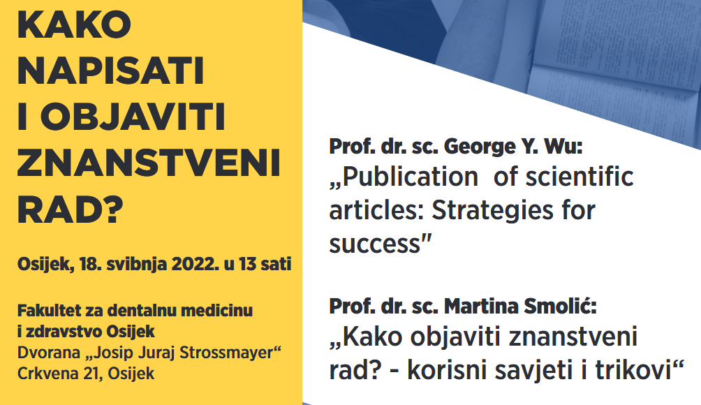 Radionica „Kako napisati i objaviti znanstveni rad?“