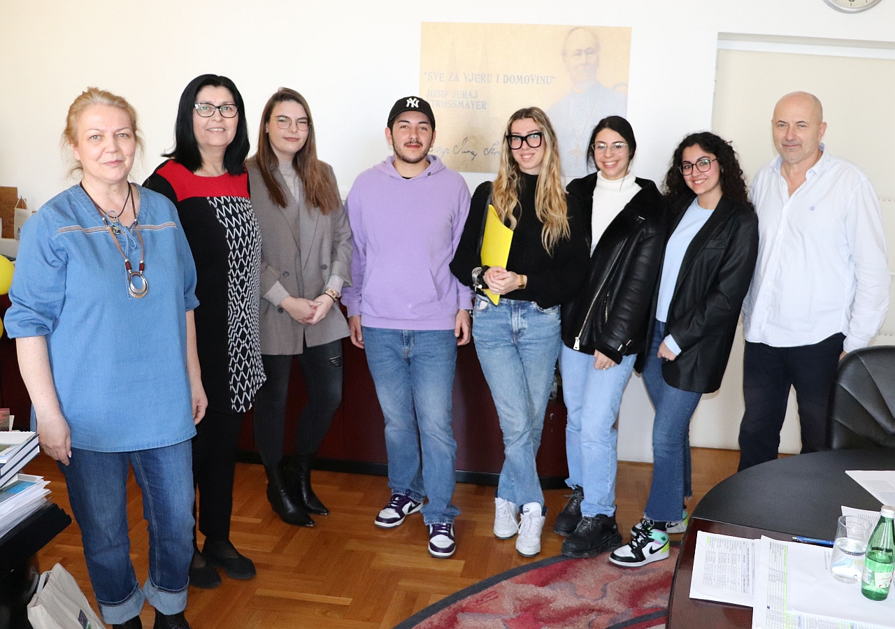 Meeting with Erasmus+ exchange students