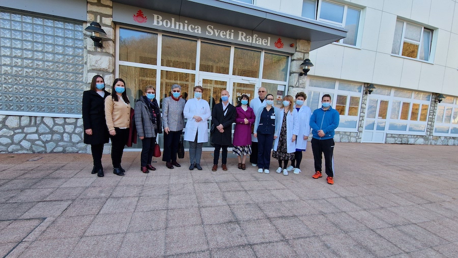 Study visit to the Special Hospital for Psychiatry and Palliative Medicine, Sveti Rafael Strmac