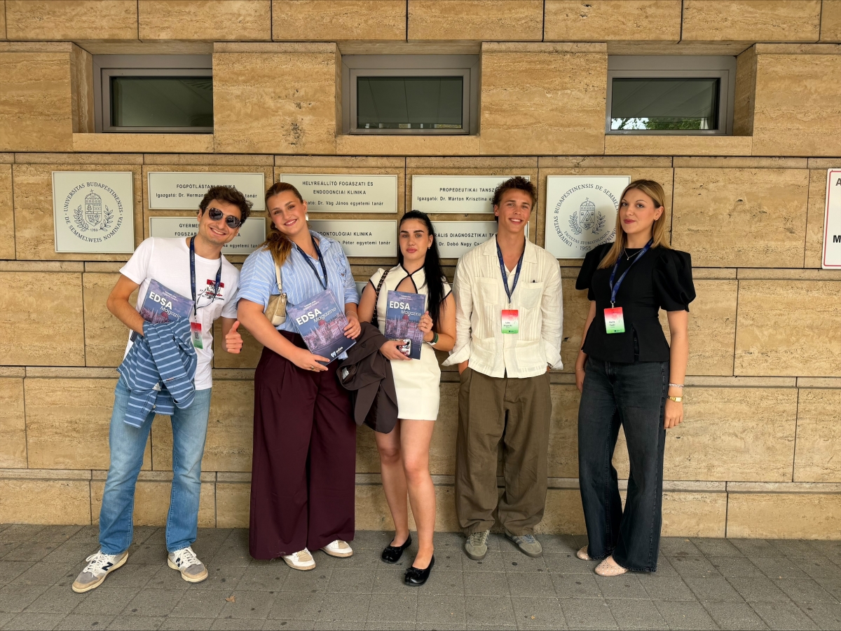 Od Osijeka do europske dentalne mreže: studentica FDMZ-a na EDSA Summer Meetingu u Budimpešti