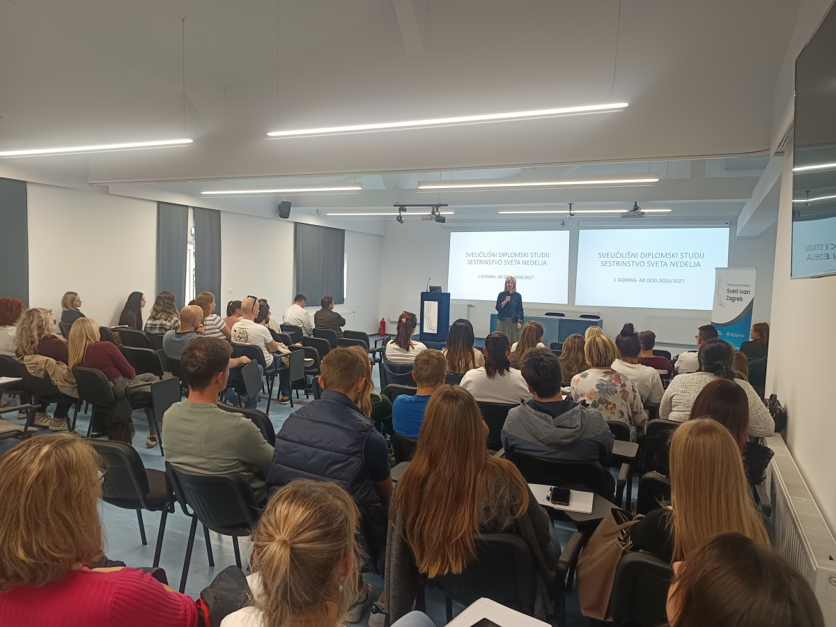 Održan akademski sat za studente sveučilišnog diplomskog studija Sestrinstvo