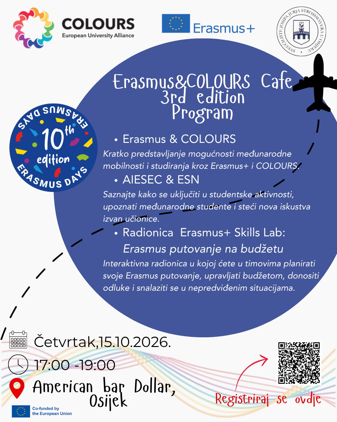 Erasmus&COLOURS Cafe 3rd Edition - 15. listopada 2026.